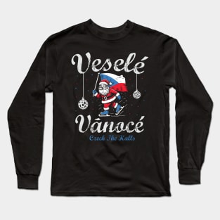 Veselé Vànocé ! Merry Christmas In Czech Long Sleeve T-Shirt